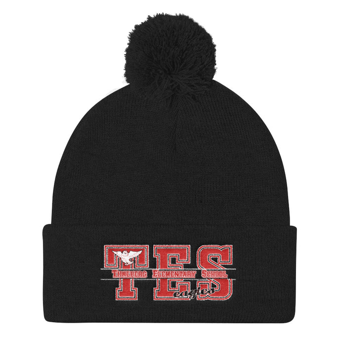 Thalberg Elementary School Pom Pom Knit Cap