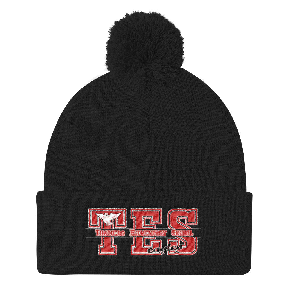 Thalberg Elementary School Pom Pom Knit Cap