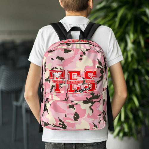 Thalberg Elementary School - Pink Camo Backpack